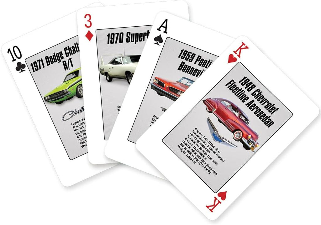 Eurographics Playing Cards  Muscle Cars