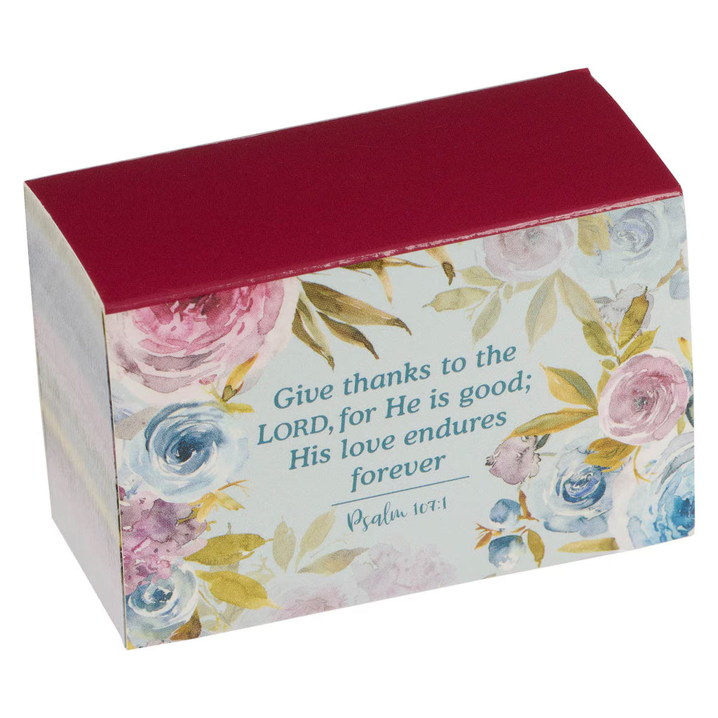 Christian Art Gifts Give Thanks Pink Ranunculus Glass Gratitude Jar 1 These. 5:8