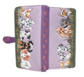 Shag Wear Puppy Love Wallet Purple 7"