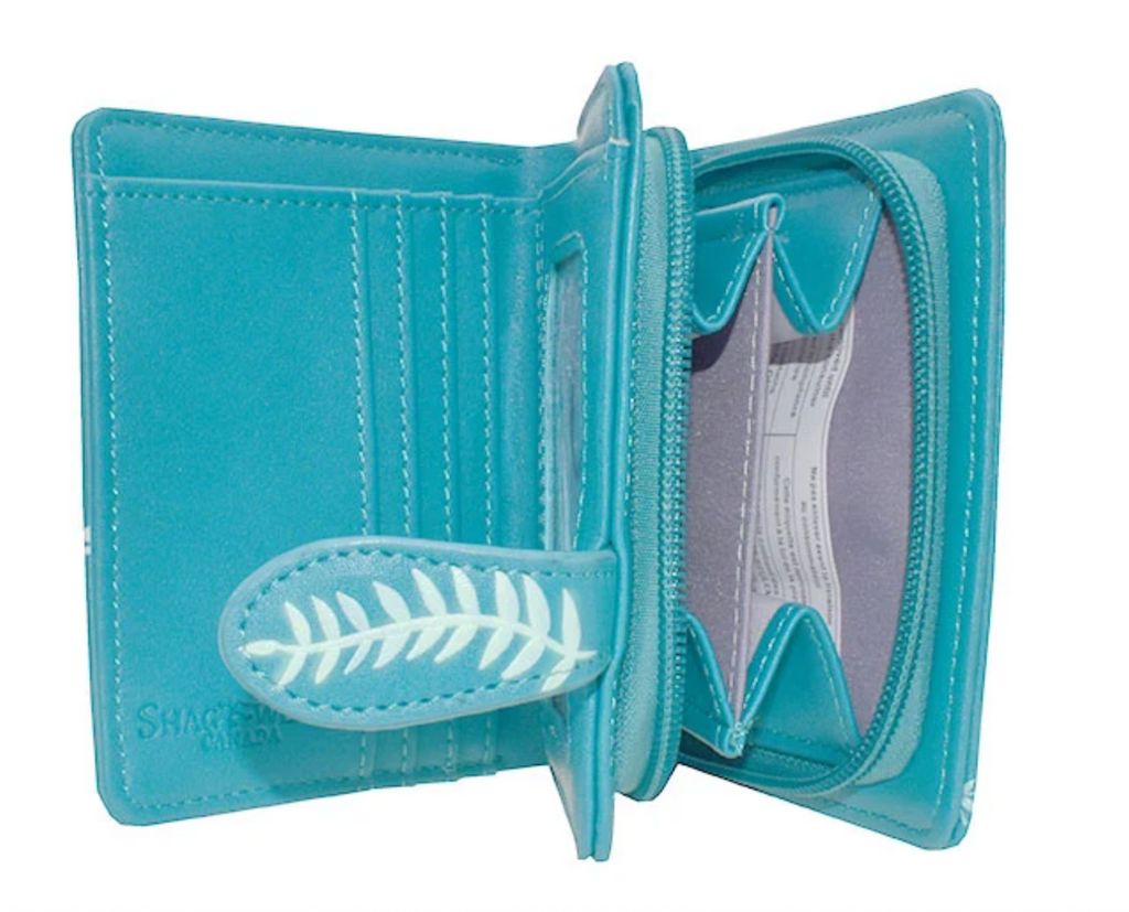 Shag Wear Manatee Small Wallet Teal 4.5"