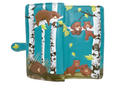 Shag Wear Bear Family Wallet Teal 7"