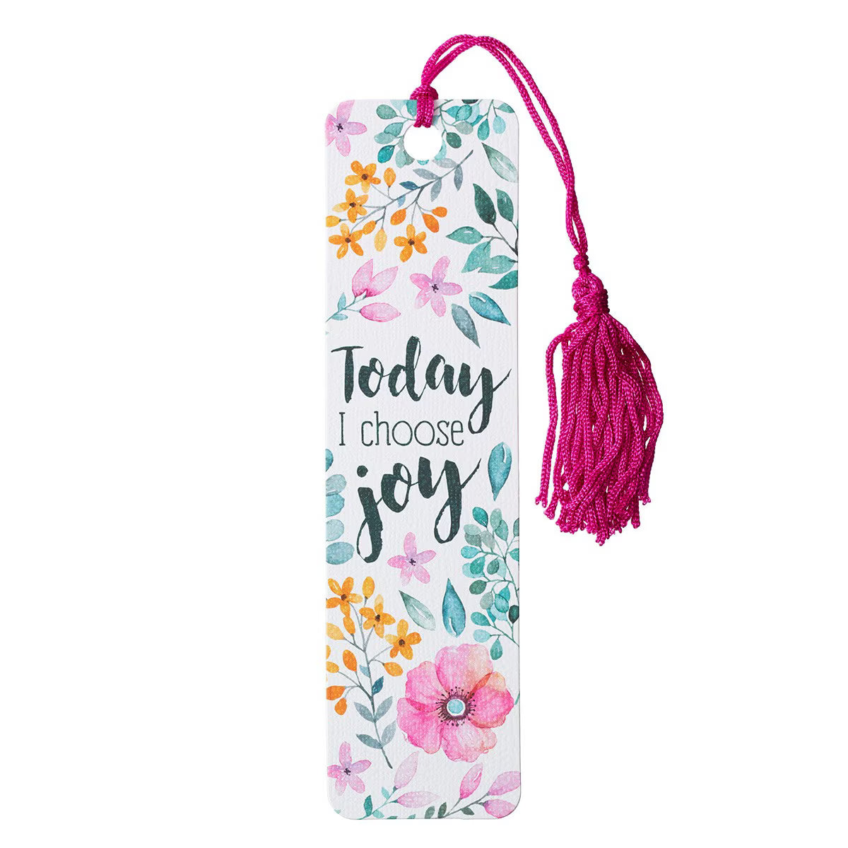 Christian Art Gifts Bookmark with Tassel Today I Choose Joy (Nehemiah 8:10)
